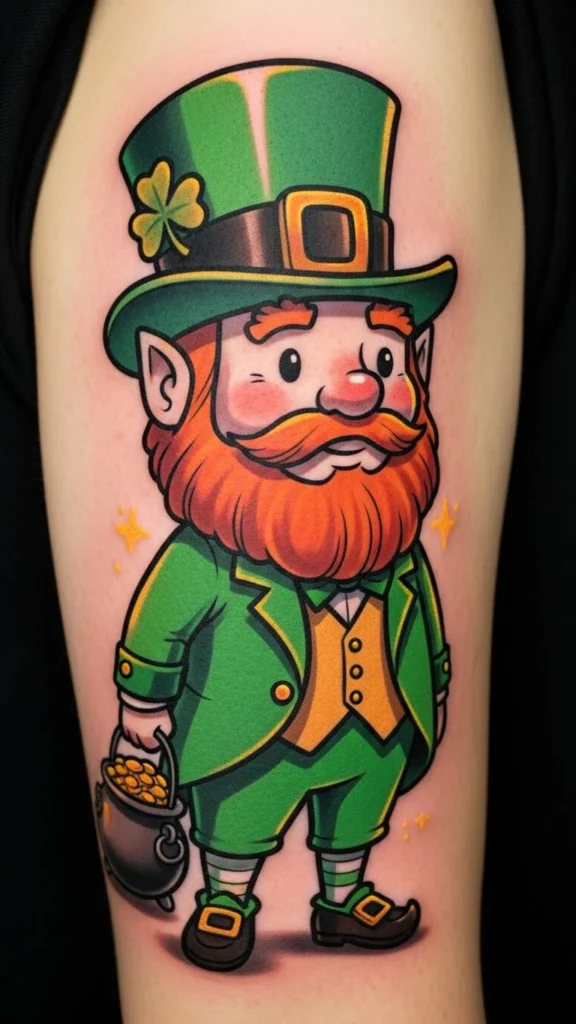 Cartoon-Style Leprechaun