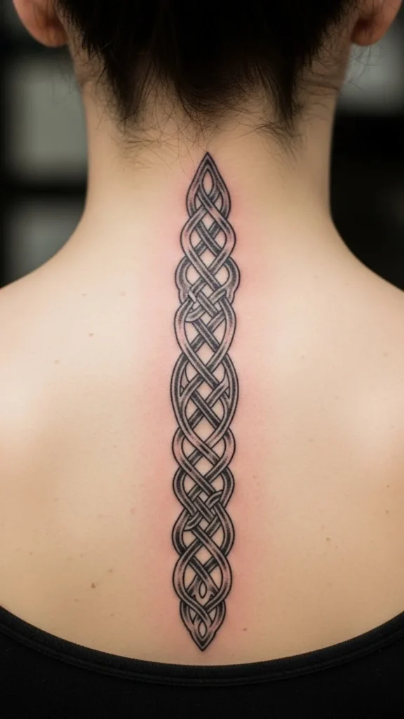 Celtic Knot Spine Placement