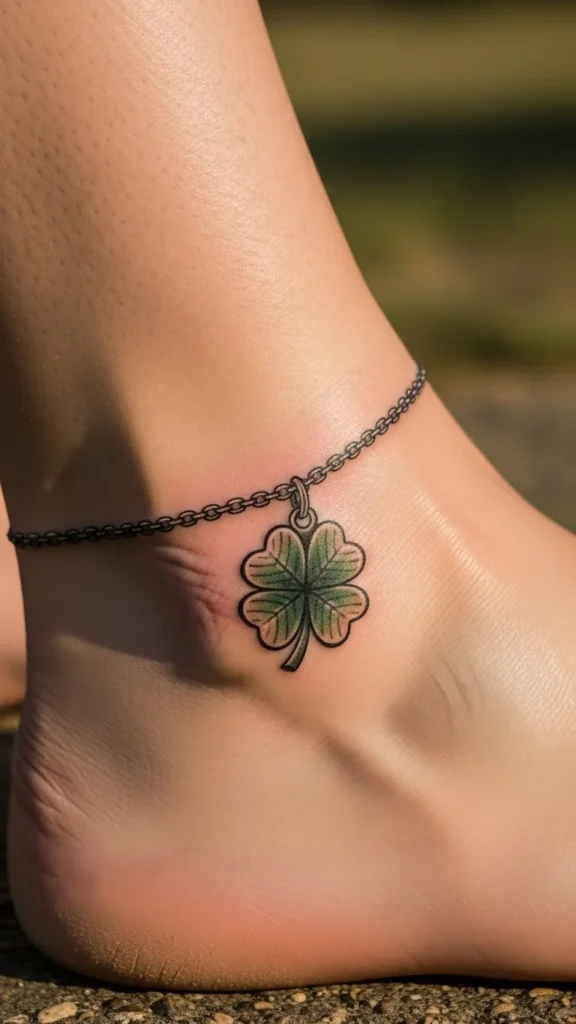 Clover Ankle Chain