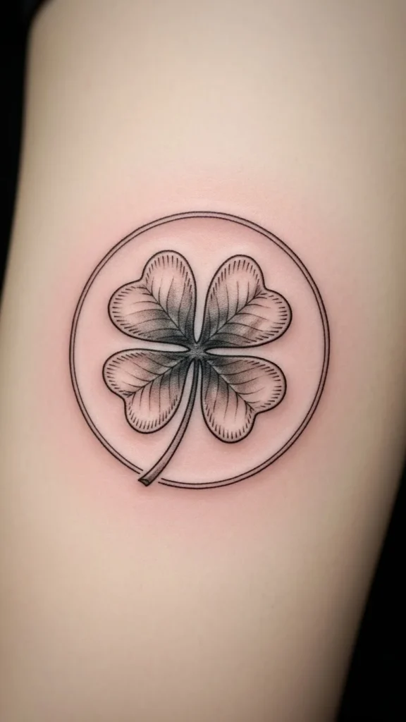 Clover Inside a Circle