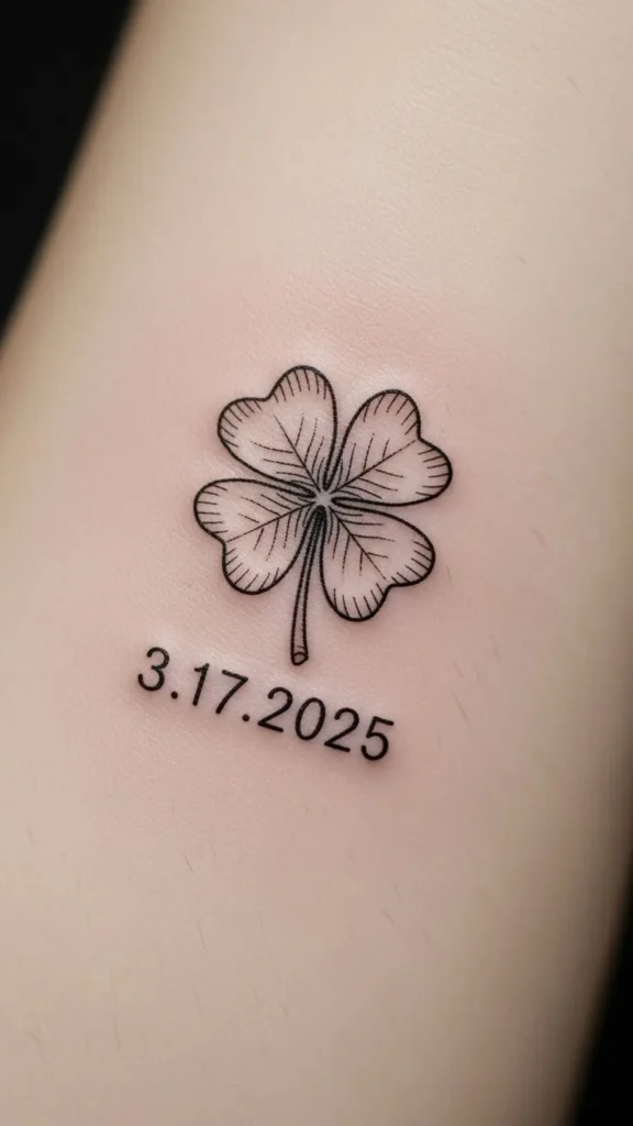 Clover with Date Detail