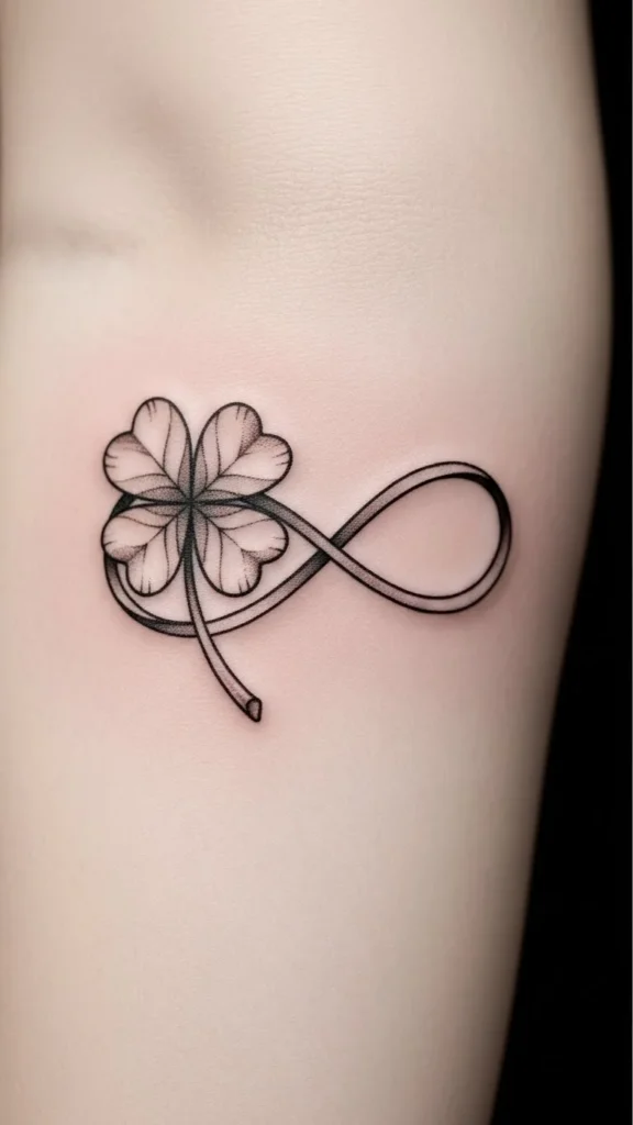 Clover with Infinity Loop