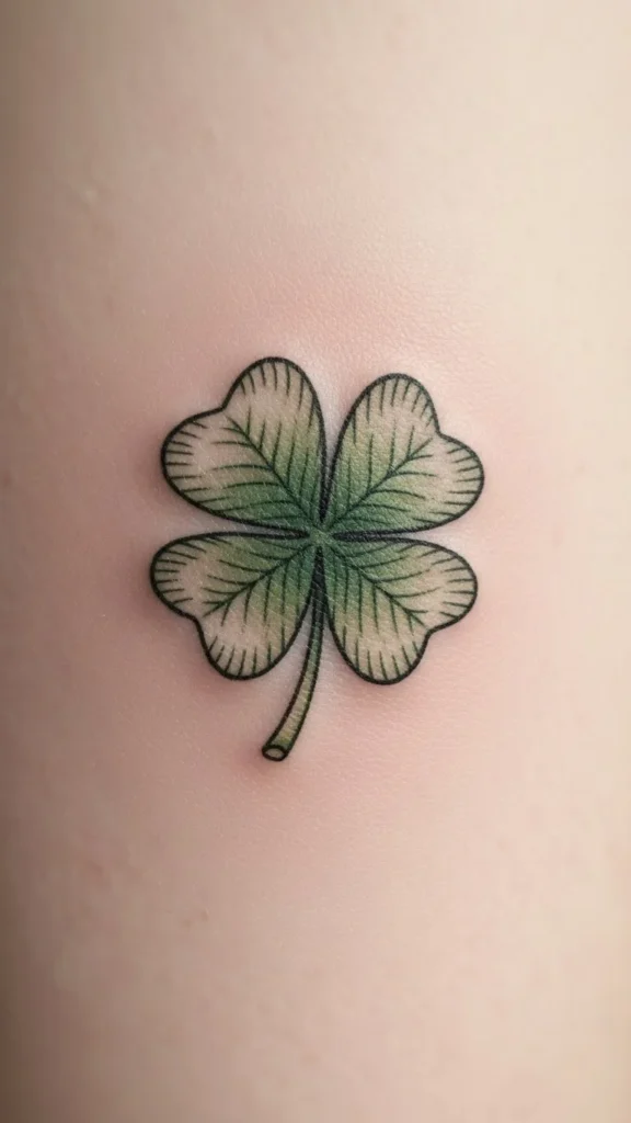 Clover with Leaf Texture