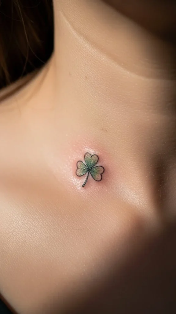 Green Ink Micro Shamrock