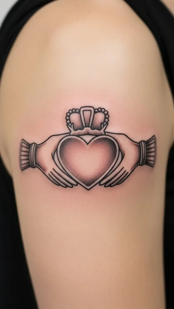 Heart-Focused Claddagh