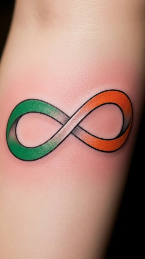 Irish Flag Infinity Symbol