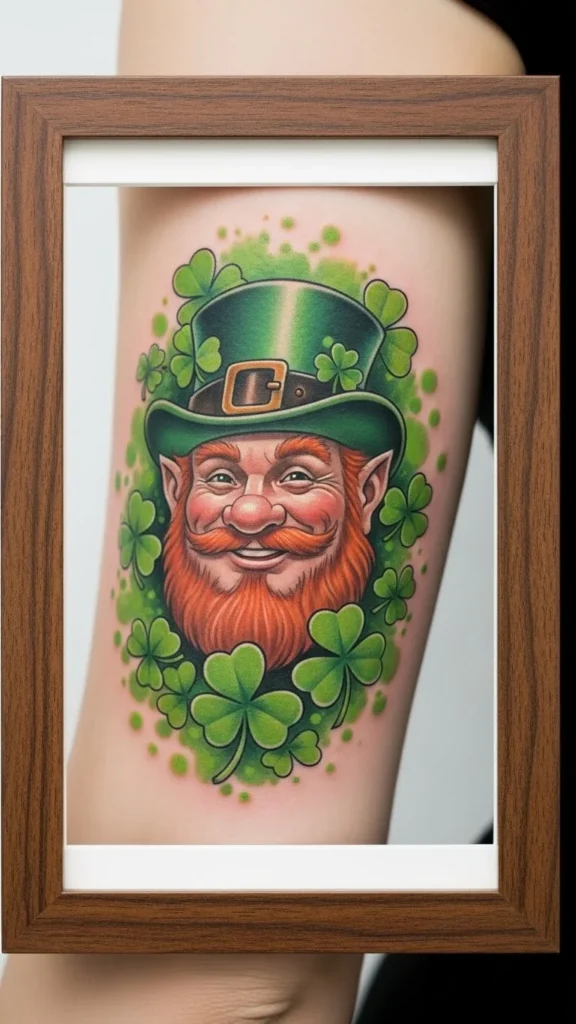 Leprechaun With Clover Hat