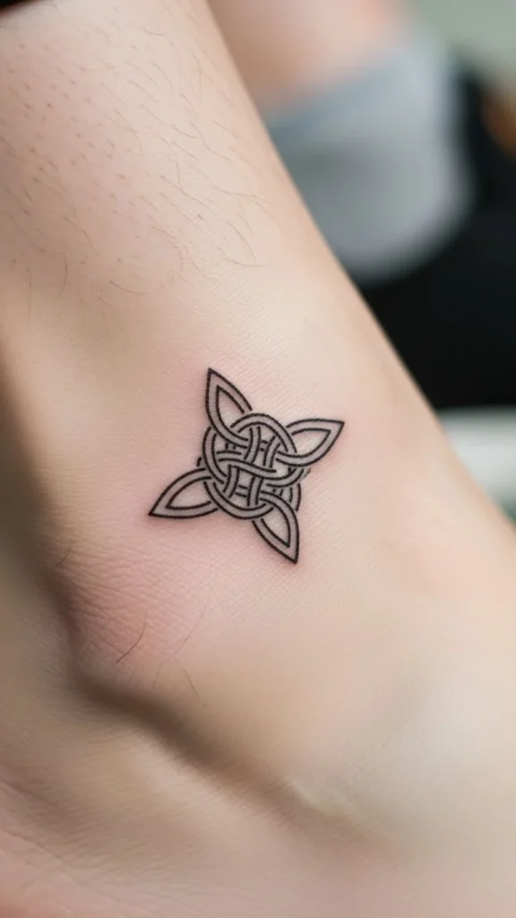 Minimal Line Celtic Knot