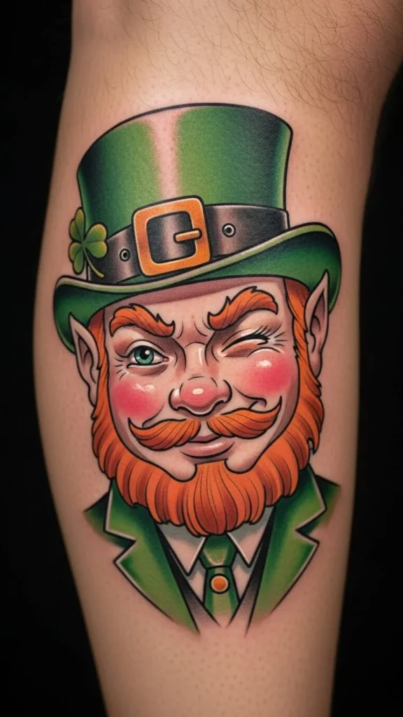 Mischievous Wink Leprechaun