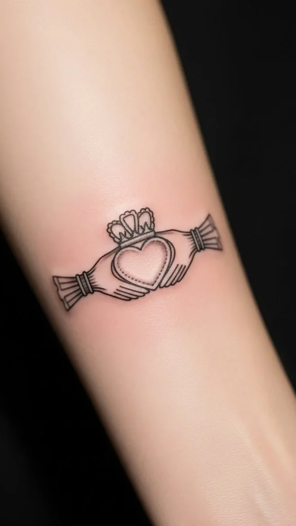 Single-Needle Claddagh