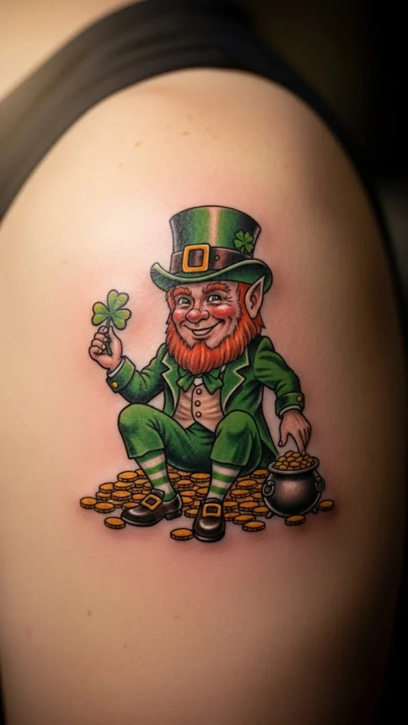 Small Shoulder Leprechaun Charm