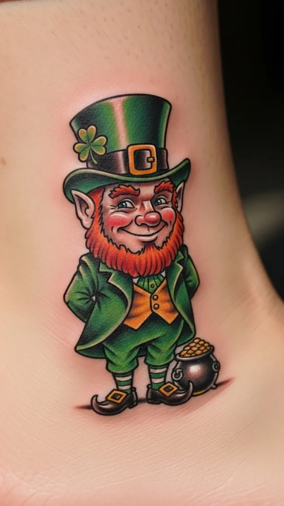 Tiny Ankle Leprechaun