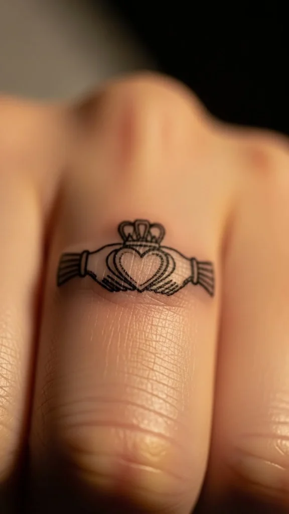 Tiny Finger Claddagh