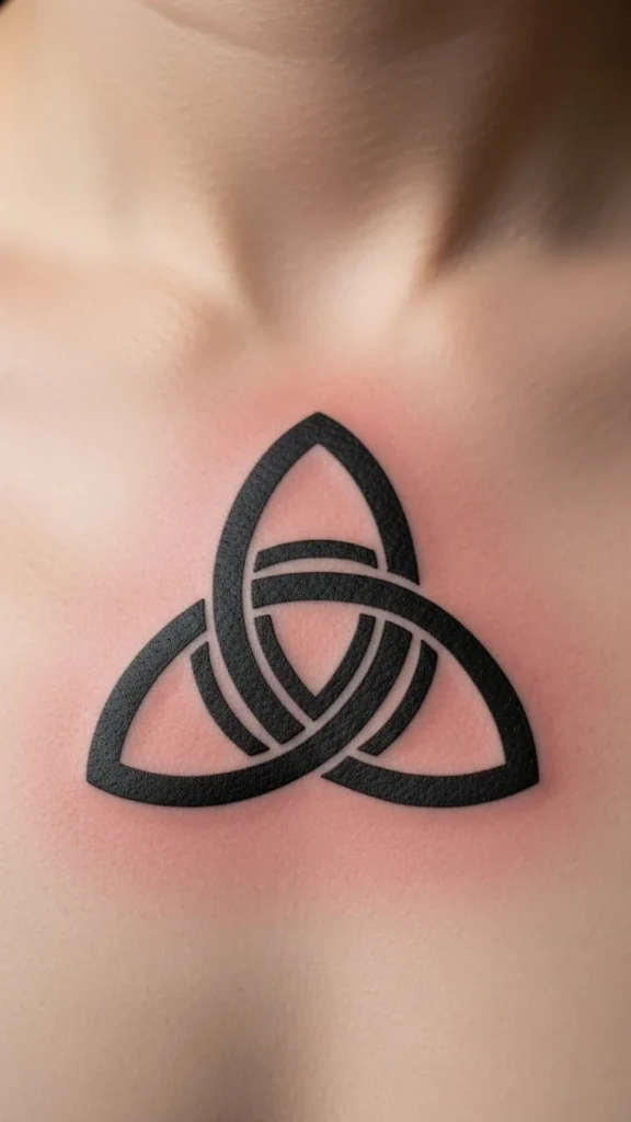 Trinity Knot With Soft Curves