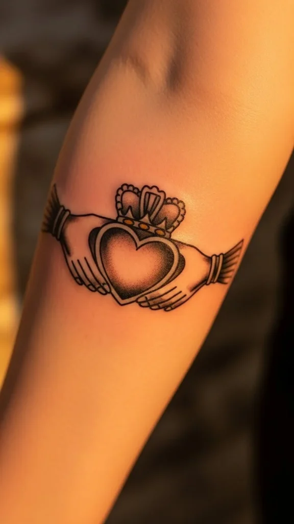 Vintage-Style Claddagh