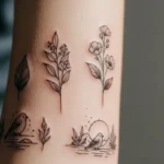 21 Minimal Spring Nature Tattoos That Feel Peaceful