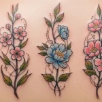 24 Beautiful Spring Bloom Tattoos That Symbolize Growth