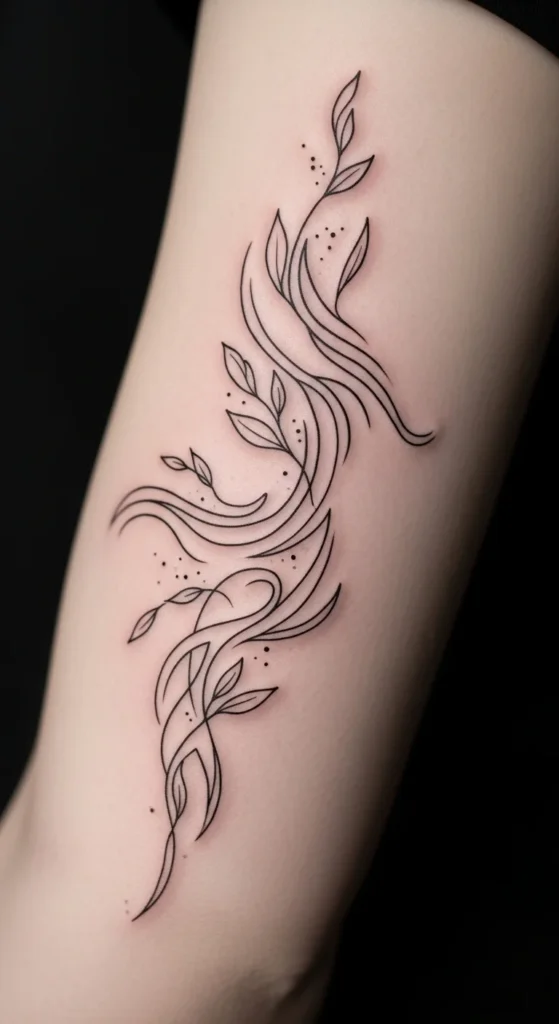 Abstract Nature Linework