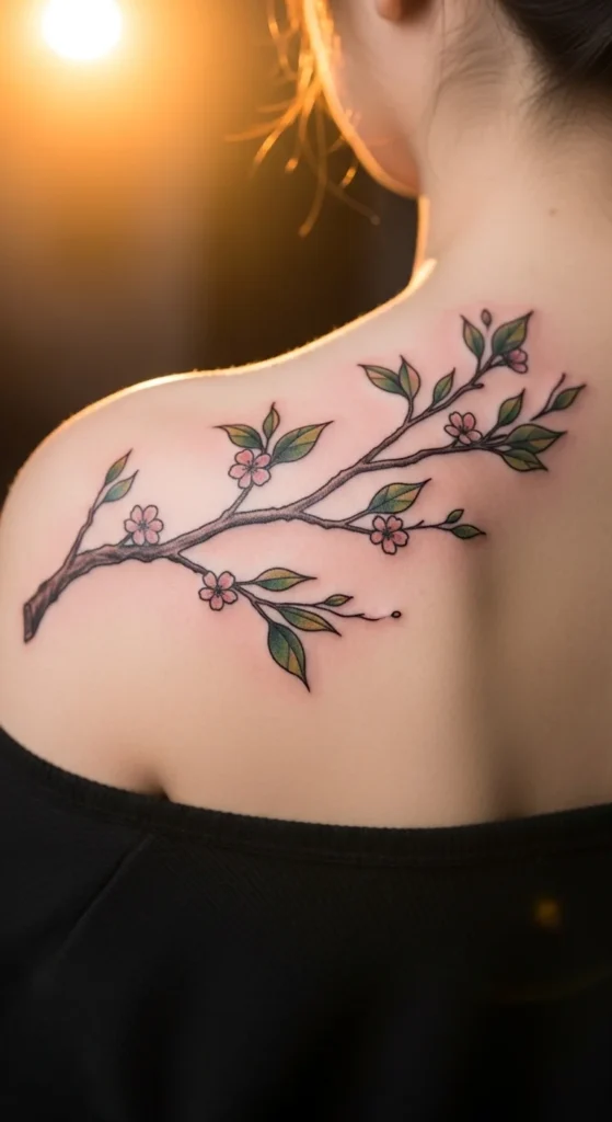 Back Shoulder Tree Branch