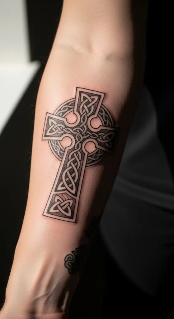Celtic Cross Forearm Wrap