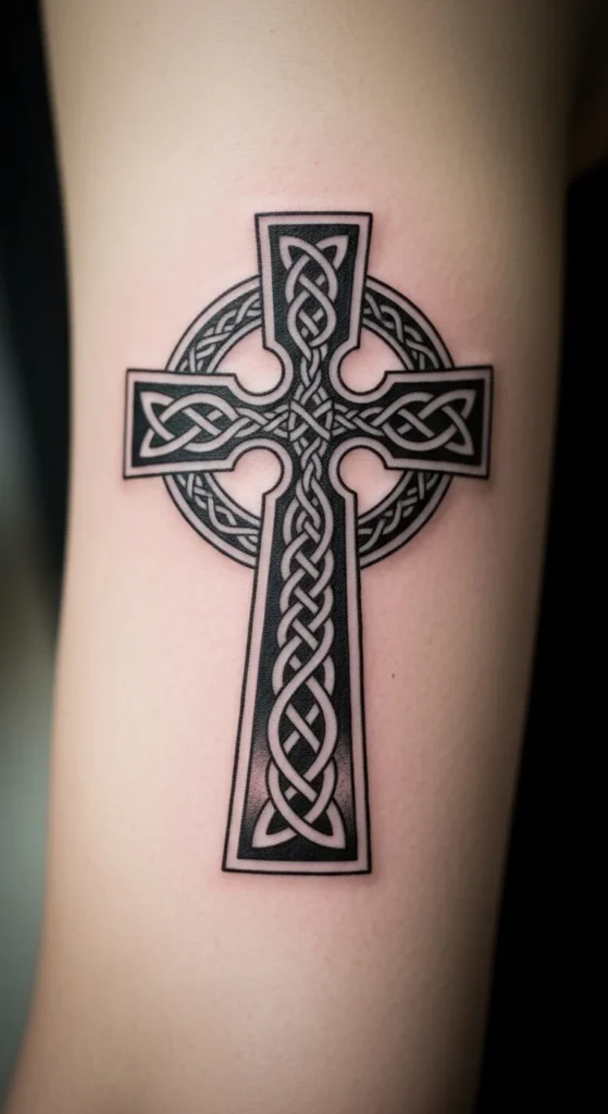 Celtic Cross With Negative Space