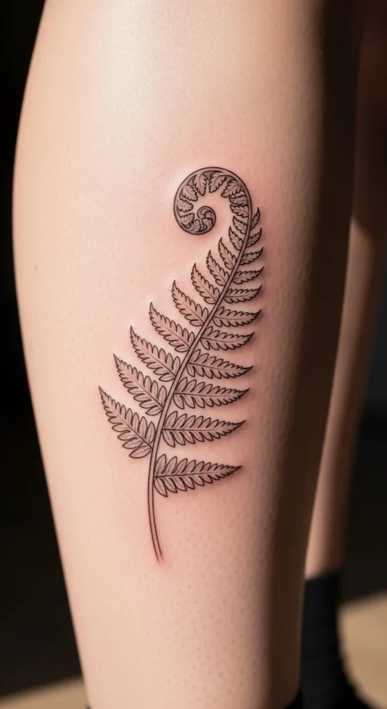 Fern Frond Tattoo