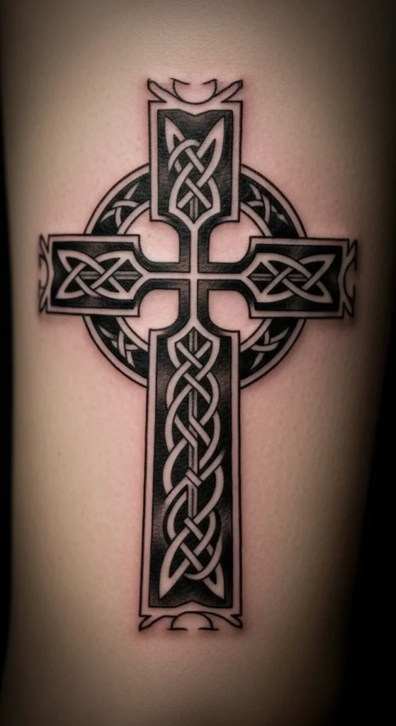 Geometric Celtic Cross