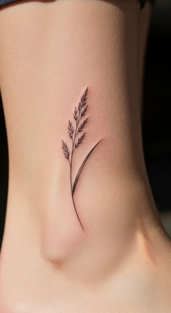 Grass Blade Tattoo