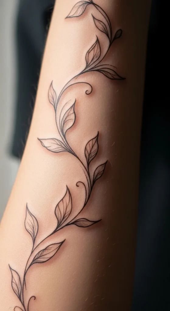 Hand-Drawn Vine Line