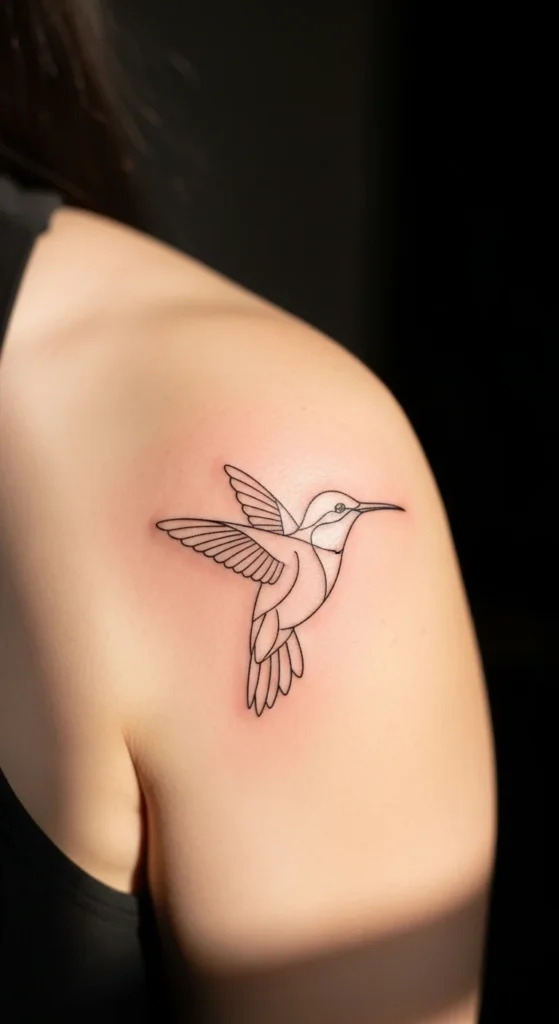 Hummingbird Outline