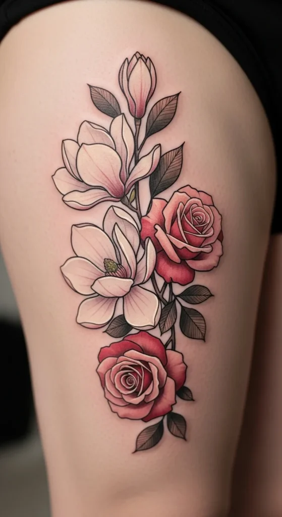 Magnolia & Rose Combo