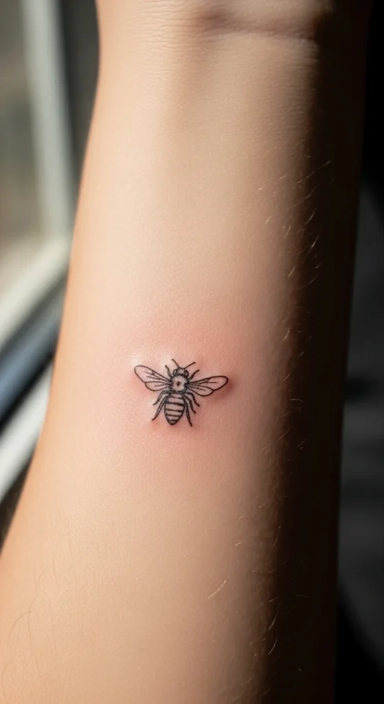Minimal Bee Outline