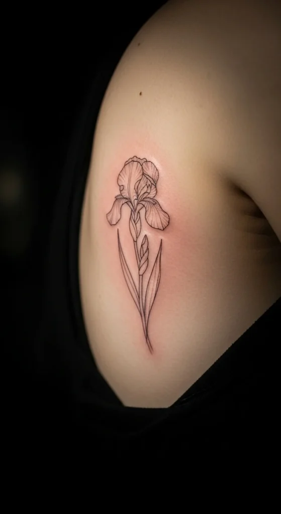 Minimal Iris Bloom