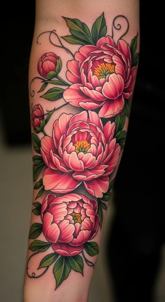 Peony Wrap Design