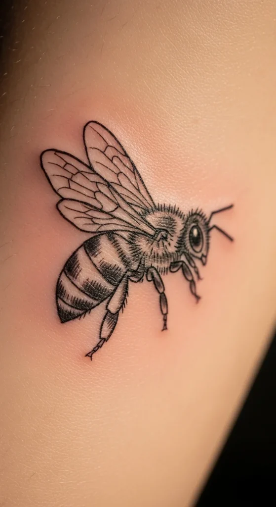 Quick Pencil Bee Sketch