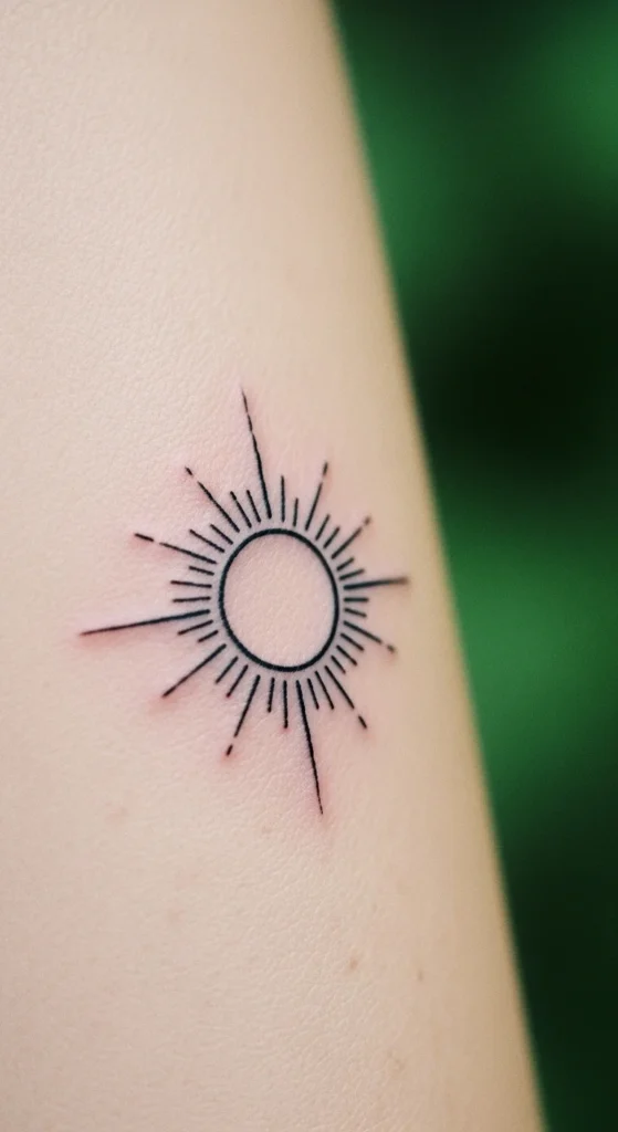 Simple Sun with Soft Rays