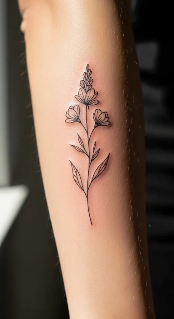 Single Wildflower Stem