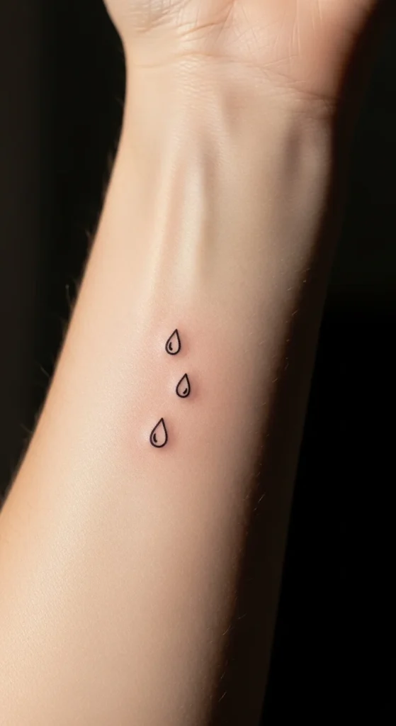 Small Raindrop Cluster