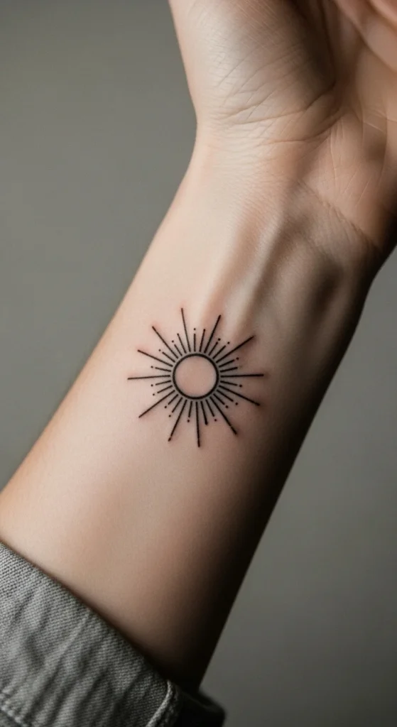 Small Sun Outline