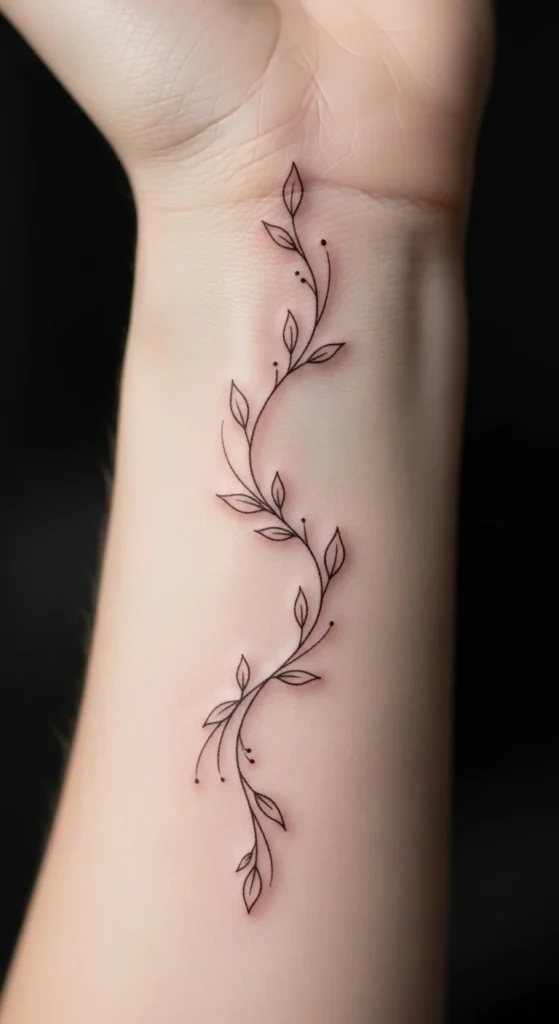 Soft Vine Around the Wrist