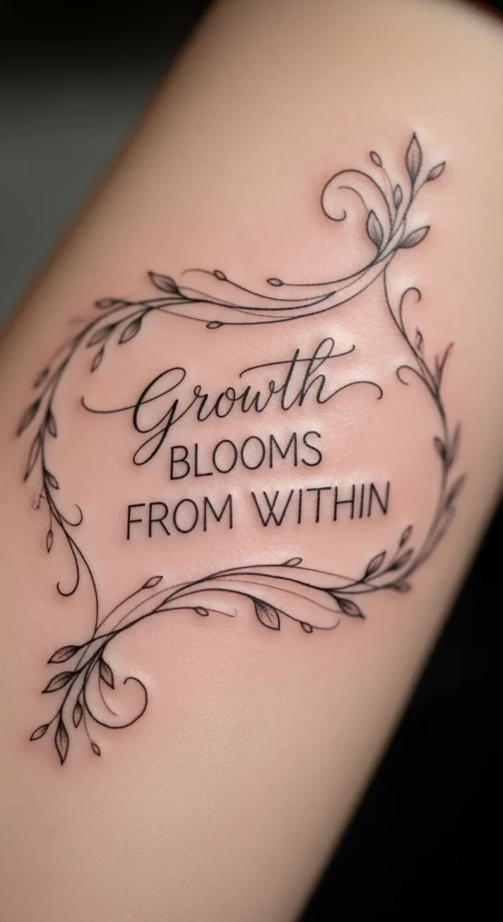 Springtime Quote Tattoos