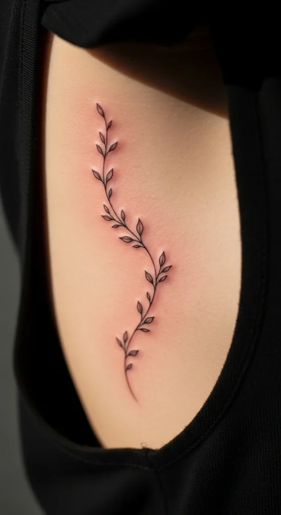 Thin Vine With Micro Leaves