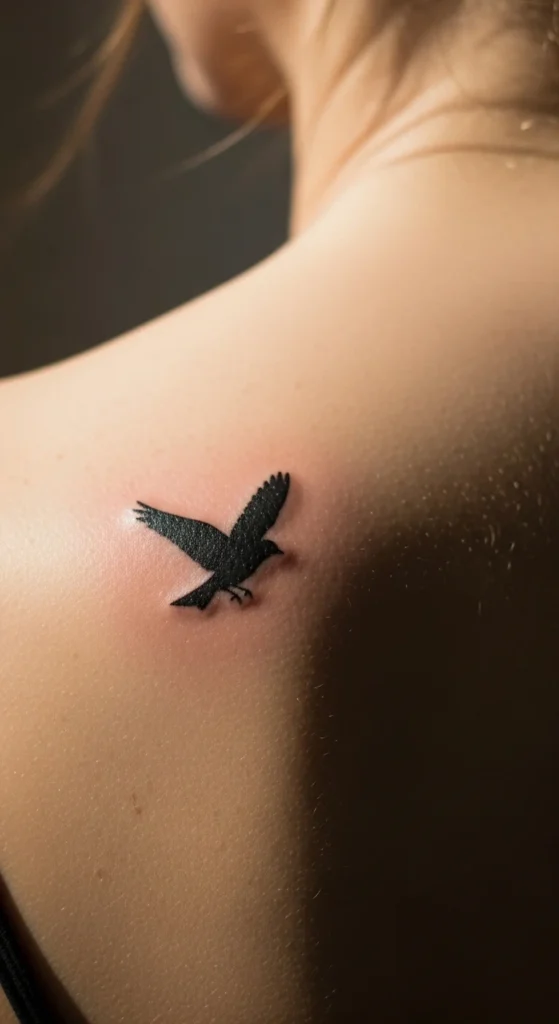 Tiny Bird Silhouette