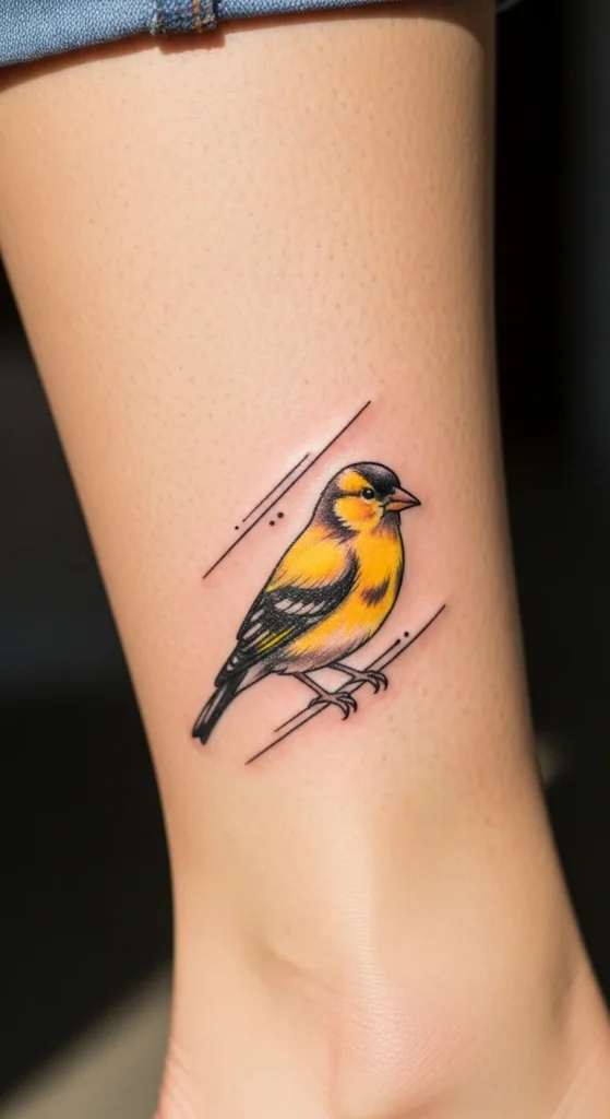 Tiny Goldfinch Accent