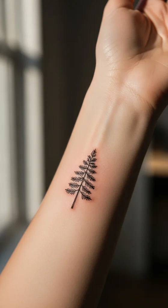 Tiny Pine Tree Outline