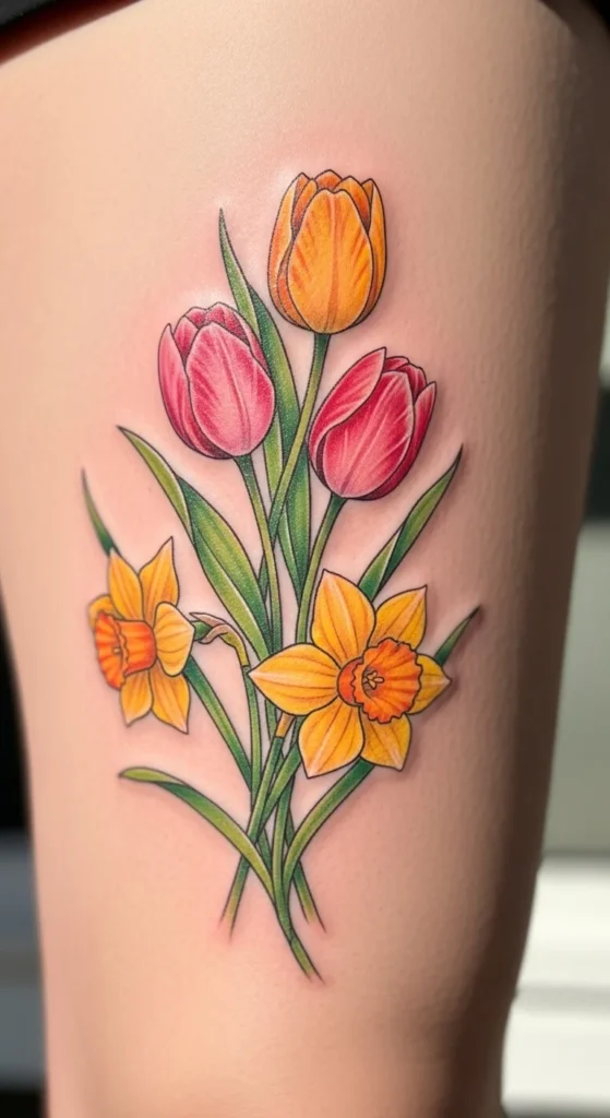 Tulip & Daffodil Duo