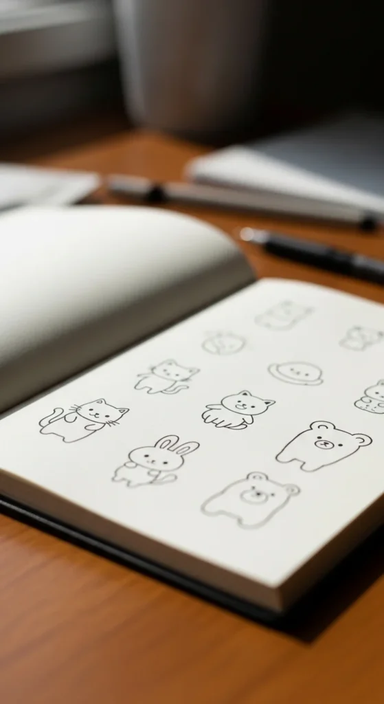 how to draw simple animal tattoos