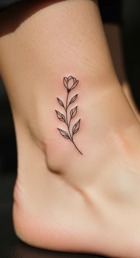 how to pick small ankle tattoos
